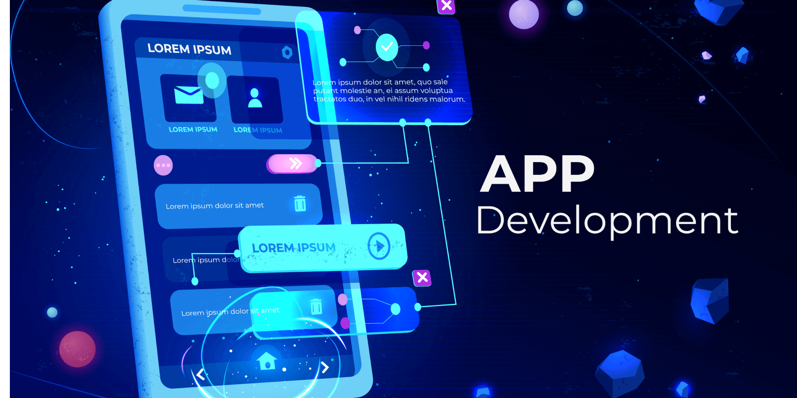 literature review on app development